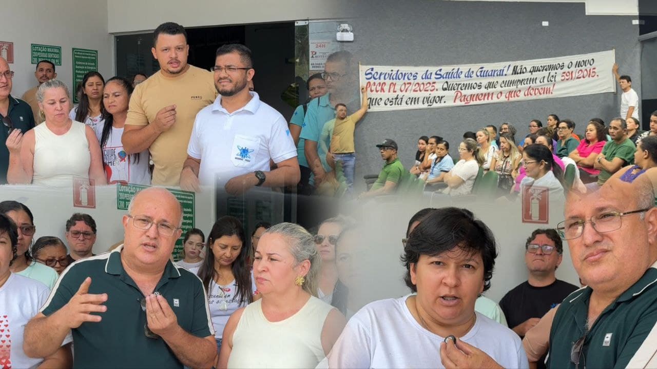 Foto da notícia: Em vídeo, servidores cobram retratação pública após fala polêmica de vereador em Guaraí