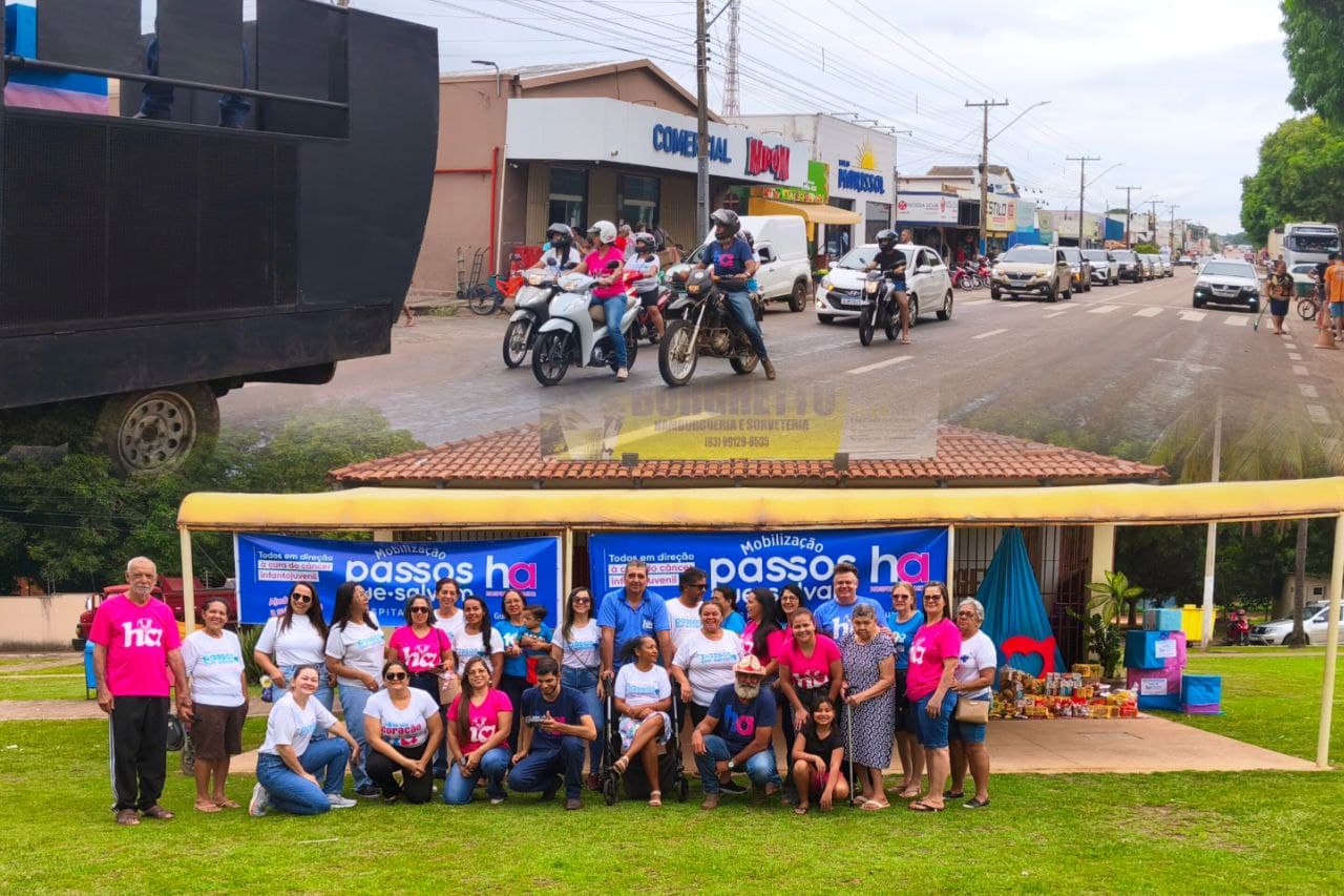 Foto da notícia: Carreata encerra ação que arrecadou café, leite e bolachas para o Hospital de Amor em Guaraí