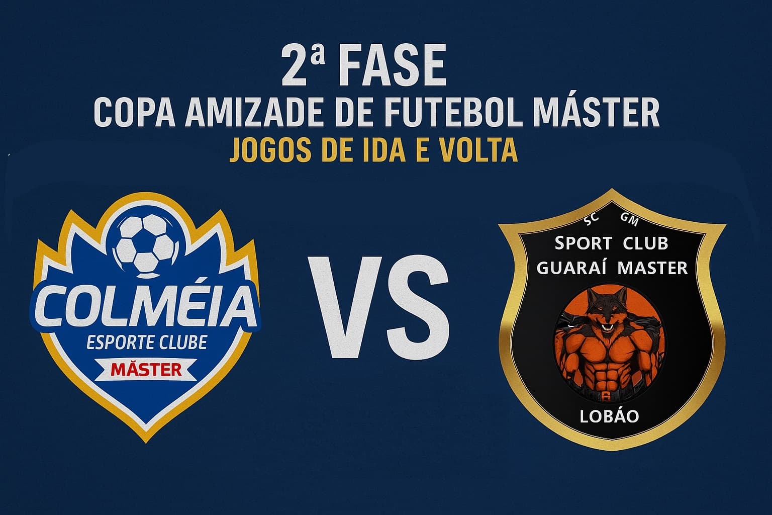 Foto da notícia: Lobão máster encara seleção de Colméia na 2ª fase da Copa Amizade em duelos de ida e volta