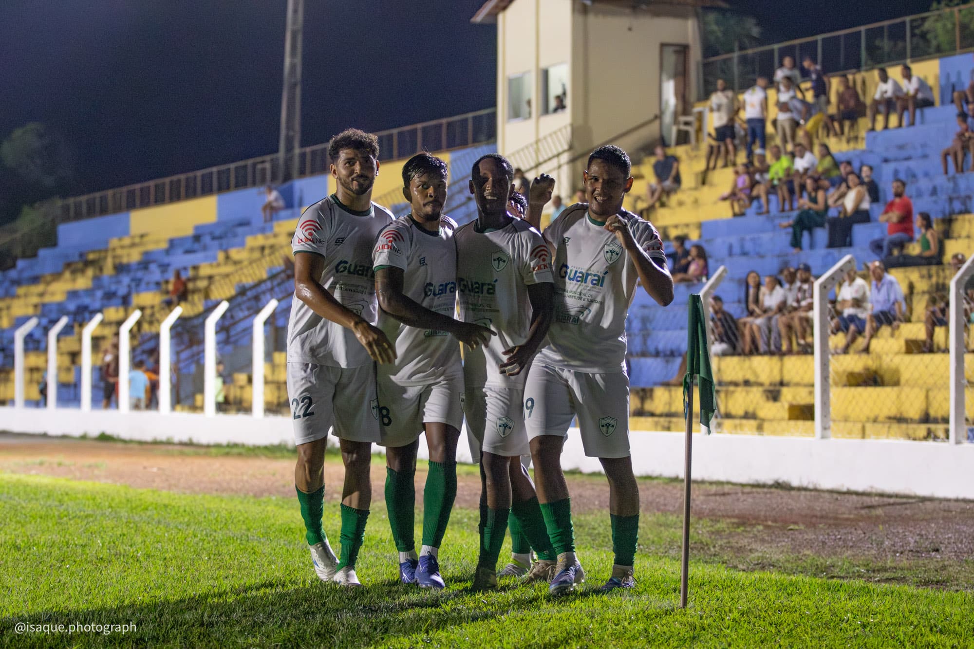 Foto da notícia: Com três gols de Gabriel Viana e um golaço de Ailton Jr, Guaraí goleia mais uma vez na Segundona