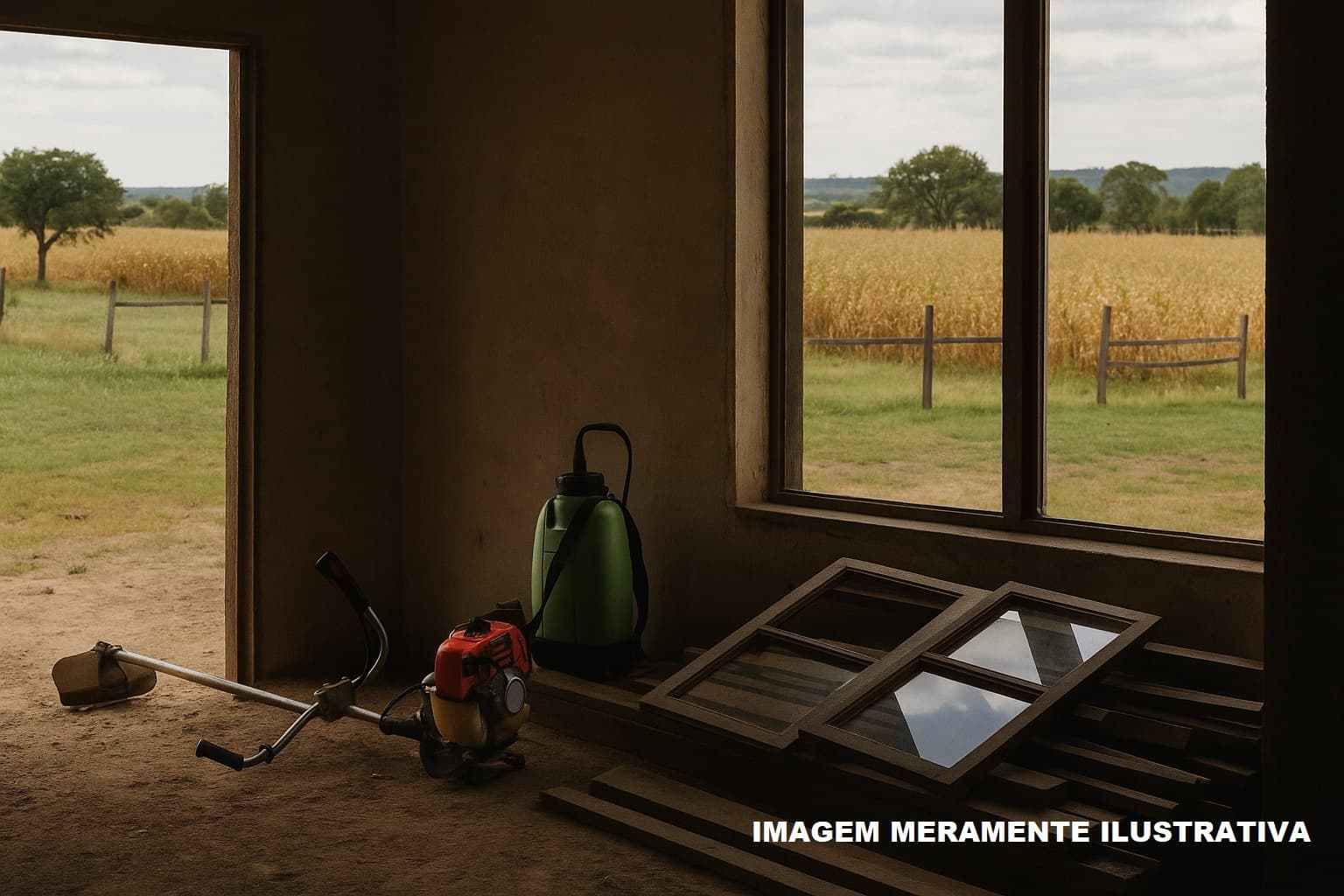 Foto da notícia: Onda de furtos preocupa na zona rural; invasão em Guaraí causou prejuízo estimado de R$ 5 mil