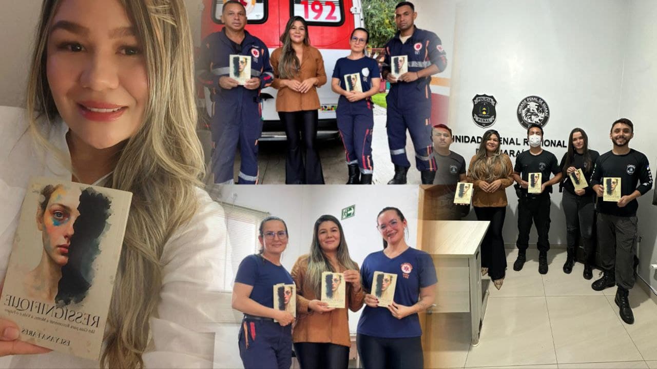 Foto da notícia: Guaraiense leva leitura curativa e autoconhecimento a profissionais que cuidam e salvam vidas