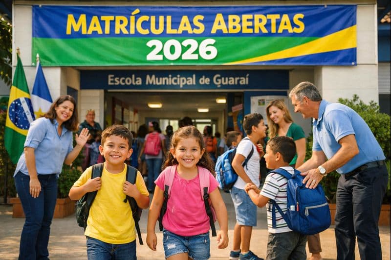 Foto da notícia: Pré-matrículas da rede municipal de Guaraí seguem abertas até 14 janeiro; confira tutorial no vídeo