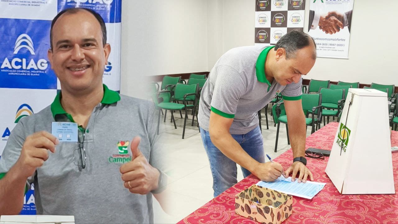 Imagem da notícia: Alex de Souza Ferreira, do Supermercado Campeiro, assume comando da ACIAG a partir de 2026