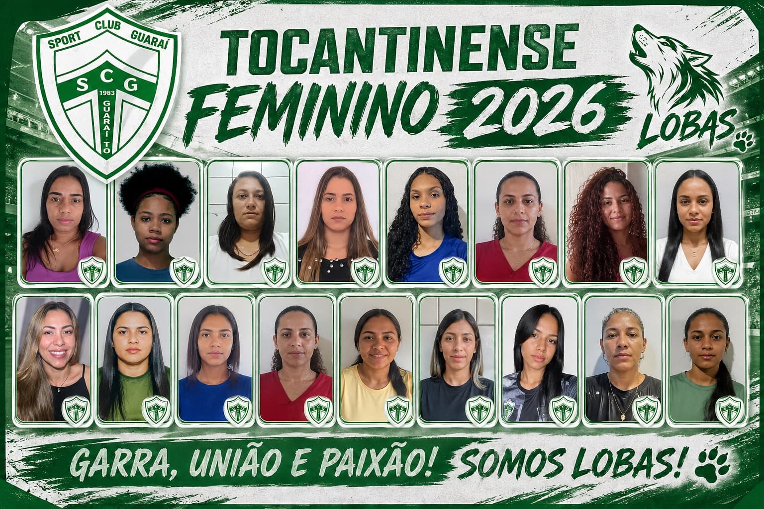 Foto da notícia: ‘Lobas’ estreiam fora de casa contra o União no Estadual; clube inscreveu 19 atletas, veja nomes