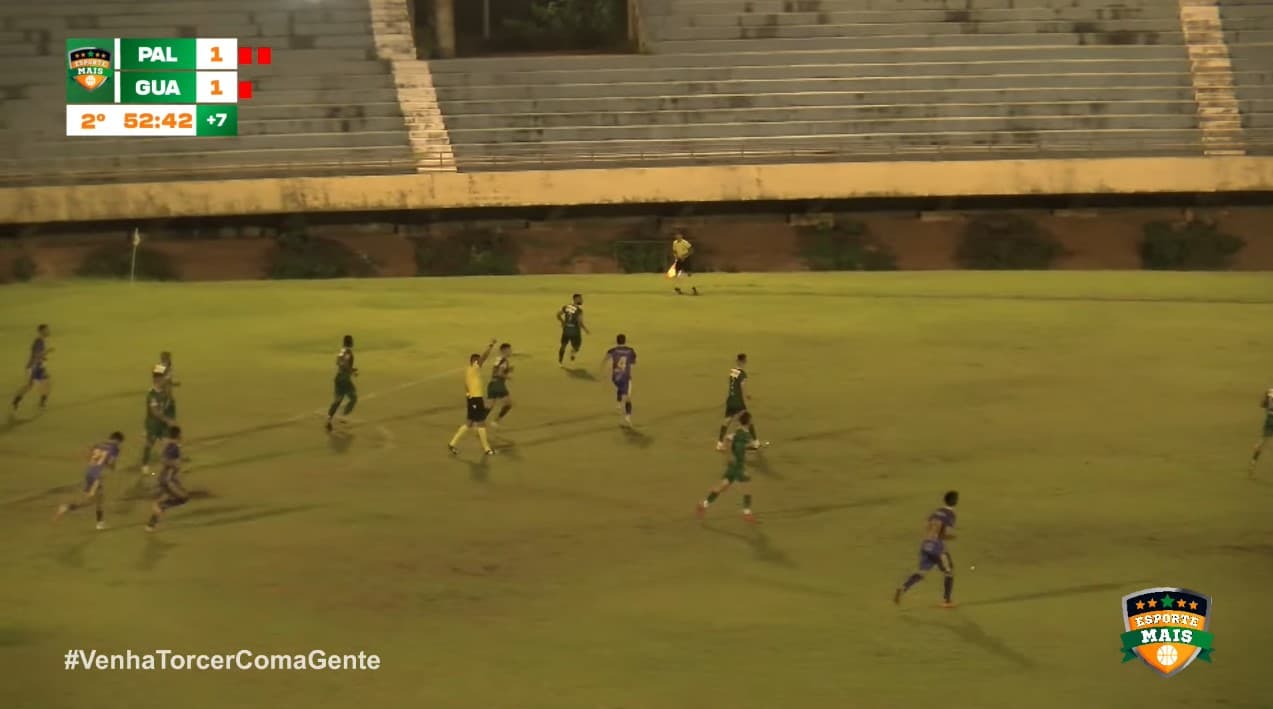 Imagem da notícia: Palmas x Guaraí empatam (1x1) na ida da final da Segundona; volta será em Guaraí no dia 06
