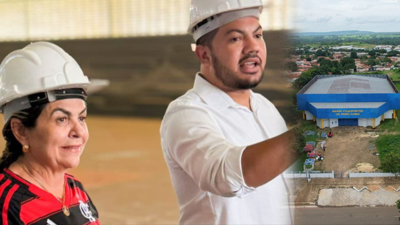 Imagem da notícia: Durante vistoria, secretário Atos afirma que Ginásio Dr. Pedro Zanina será entregue em fevereiro