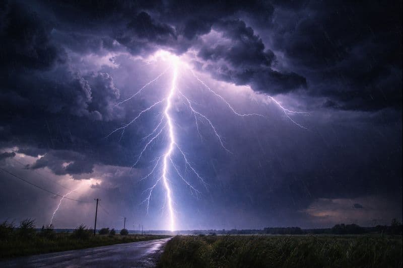 Imagem da notícia: Levantamento aponta que o Tocantins registrou 5 milhões de descargas atmosféricas em 2025