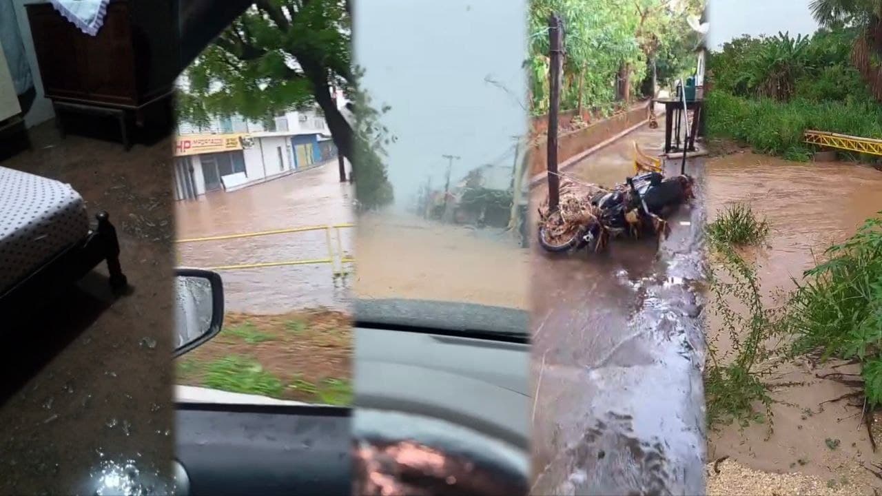 Imagem da notícia: Mesmo após obras do DNIT, Centro de Guaraí volta a ficar alagado; outros bairros foram afetados