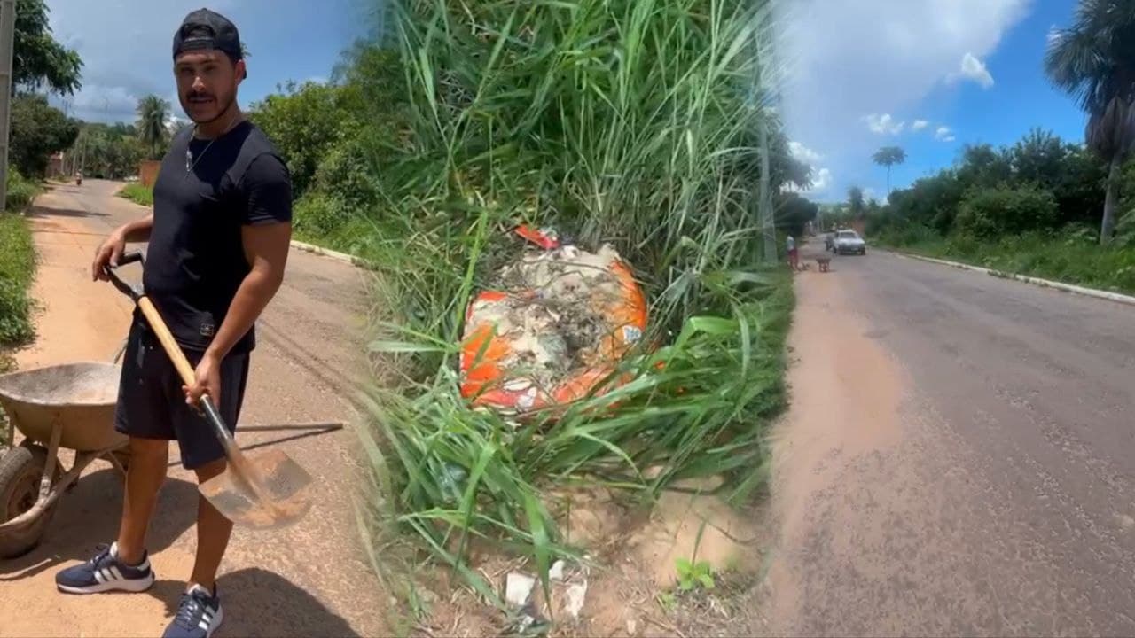 Imagem da notícia: Estudante grava vídeos e convida políticos para almoçar sentindo cheiro de ‘carniças’ em Guaraí