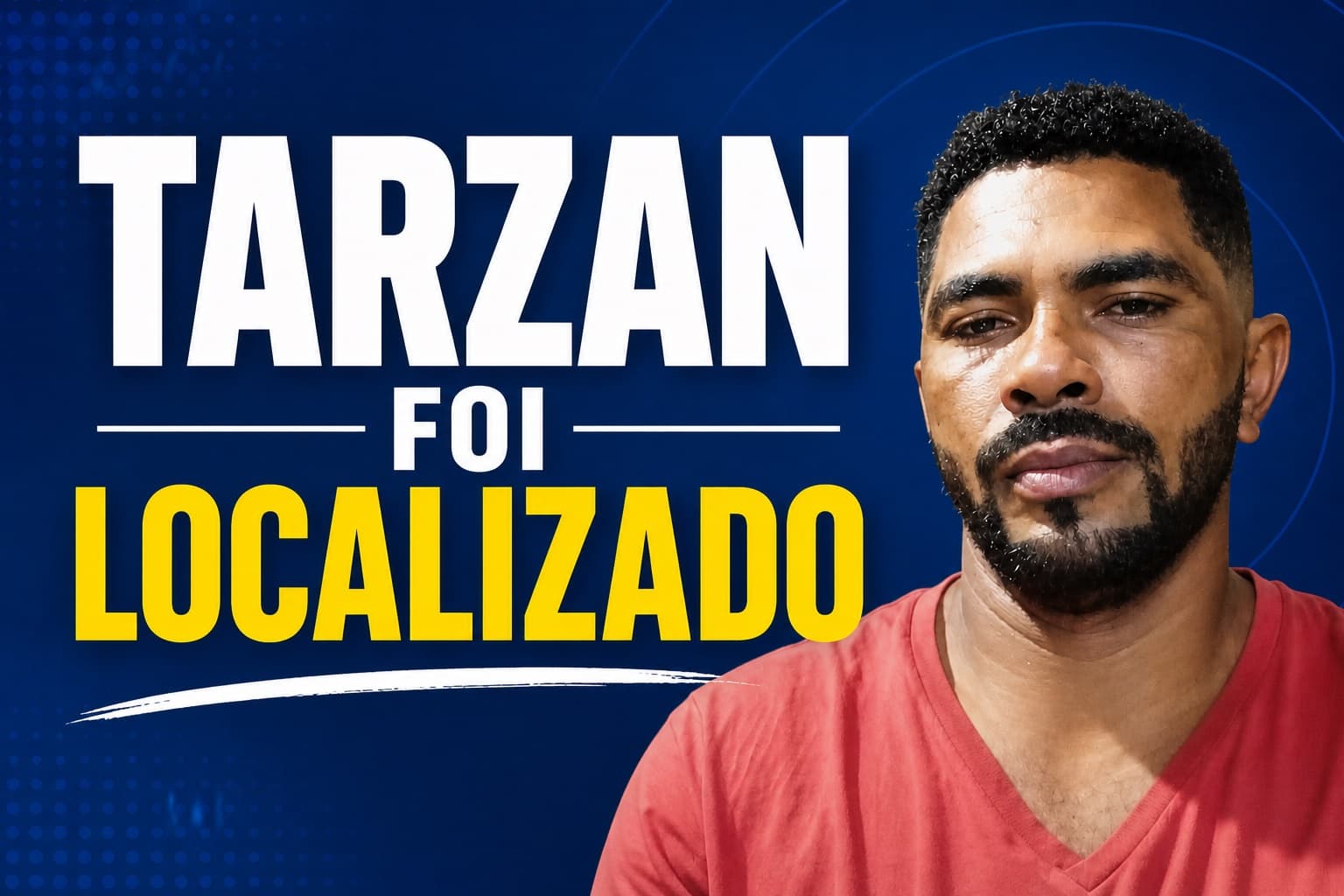 Foto da notícia: Tarzan faz videochamada e afirma que saiu de casa por decisão pessoal; ele garantiu estar bem