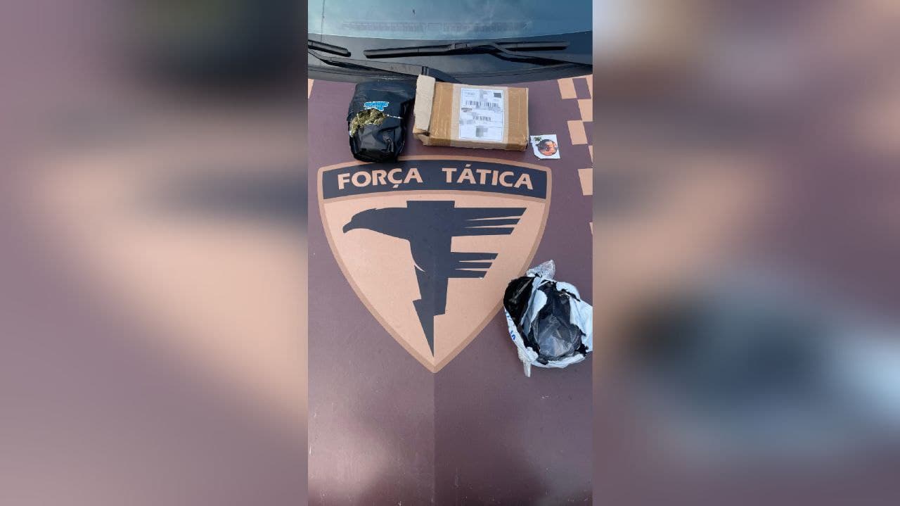 Imagem da notícia: Dois são detidos em Guaraí logo após receberem “supermaconha” enviada por meio dos Correios