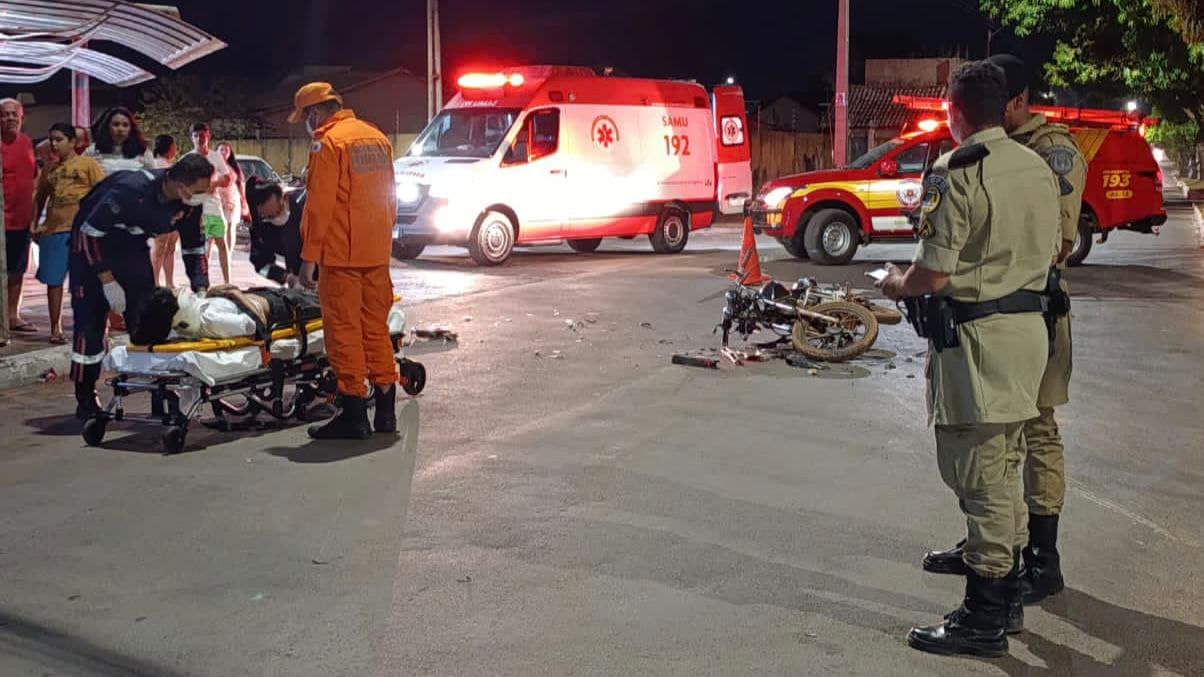 Imagem da notícia: Adolescentes ficam feridas, uma em estado grave, após colisão com caminhonete em Guaraí