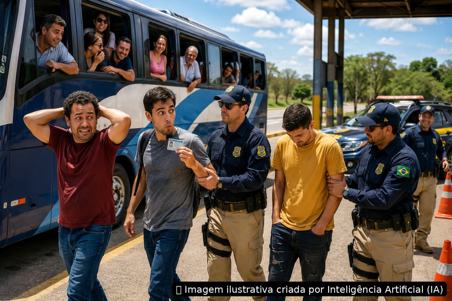 Imagem da notícia: Três foragidos em diferentes estados são presos pela PRF de Guaraí em apenas um único dia