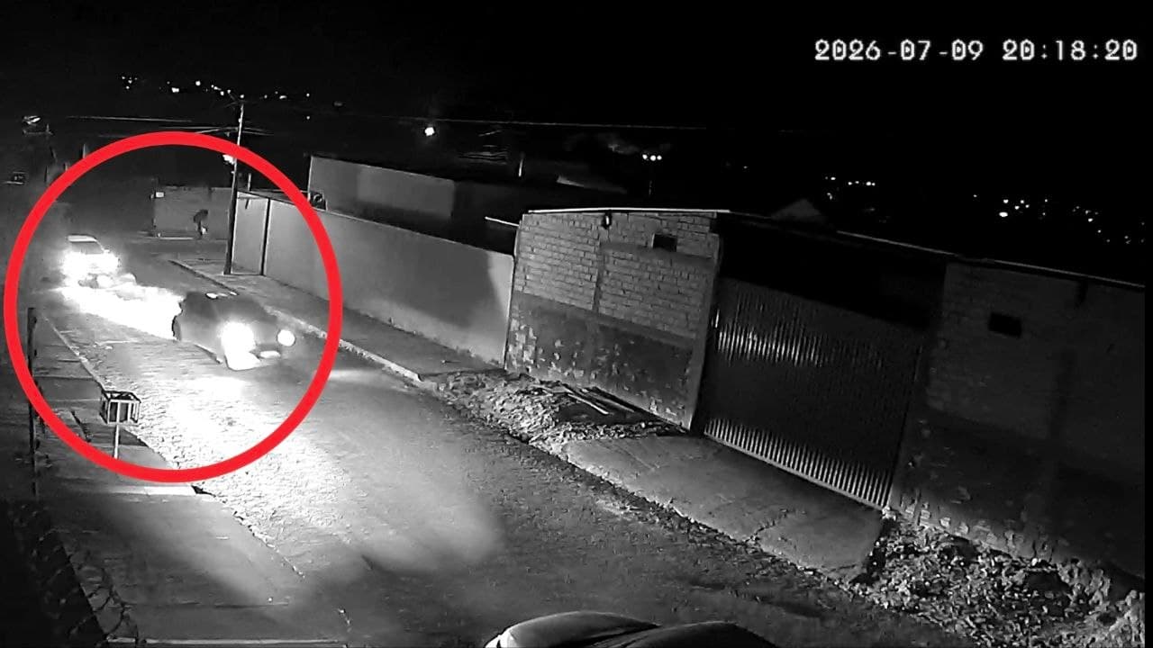 Imagem da notícia: Câmeras registram perseguição no Jardim Brasília em Guaraí; por sorte, ninguém foi atingido