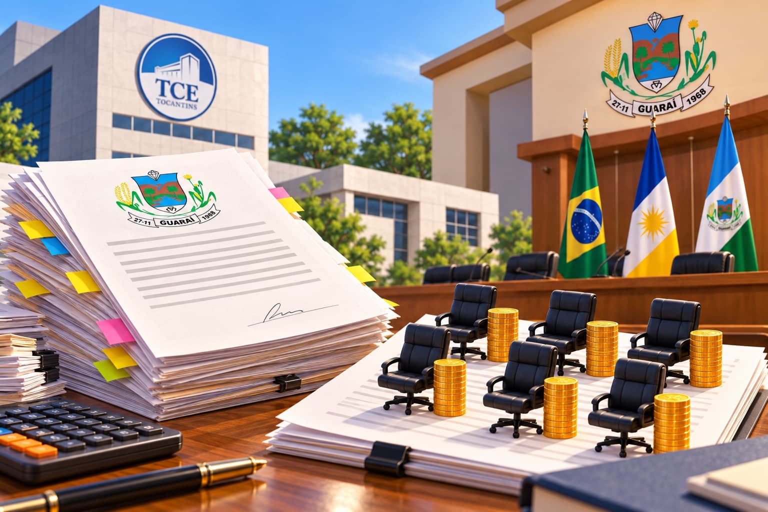 Imagem da notícia: Prefeitura decide ampliar uso de adicionais de produtividade questionados por técnicos do TCE/TO