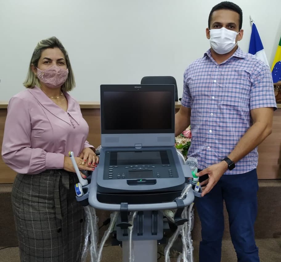 Imagem da notícia: Novo aparelho de ultrassom entregue em Guaraí é fruto de emendas da bancada no Congresso
