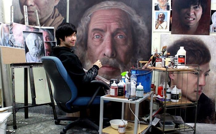 Imagem da notícia: Artista sul-coreano recria rostos de pessoas ilustres do passado com técnica hiper-realista