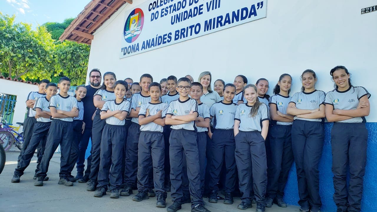 Imagem da notícia: Alunos do Colégio Militar de Guaraí participam de bate-papo com o redator do Guaraí Notícias