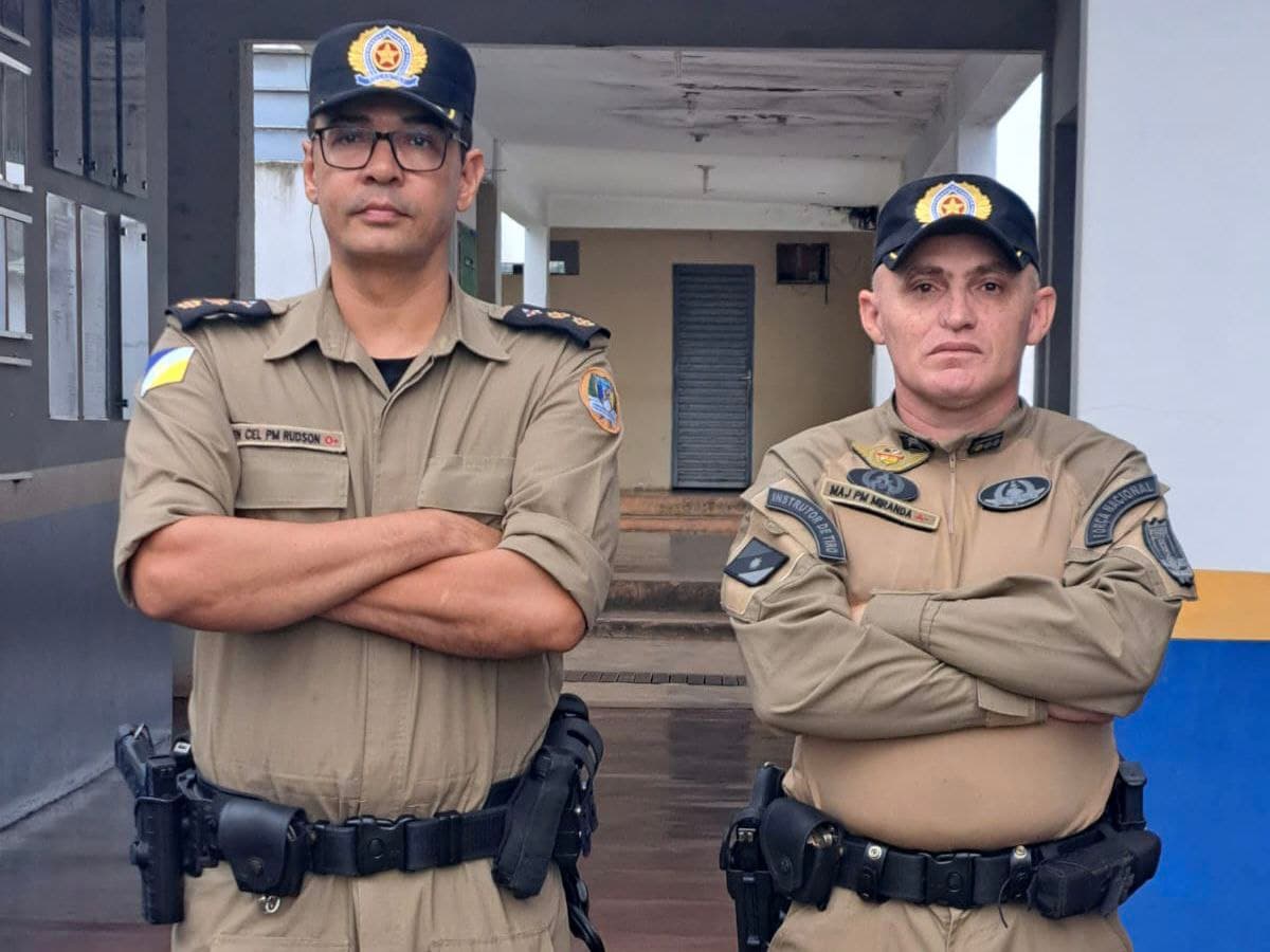 Imagem da notícia: Tenente Coronel Rudson e Major Miranda são designados para o Batalhão Guará da PM em Guaraí