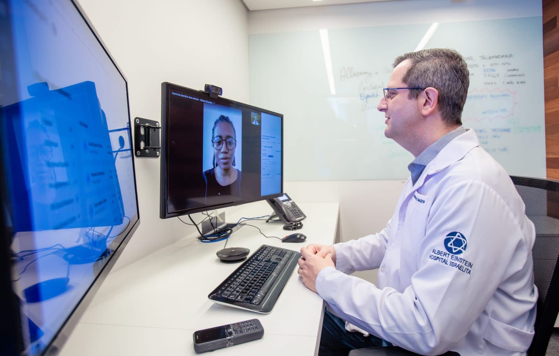 Imagem da notícia: Tocantins realizou quase 10 mil teleconsultas via Albert Einstein em 2024; Guaraí ficou em 2º lugar