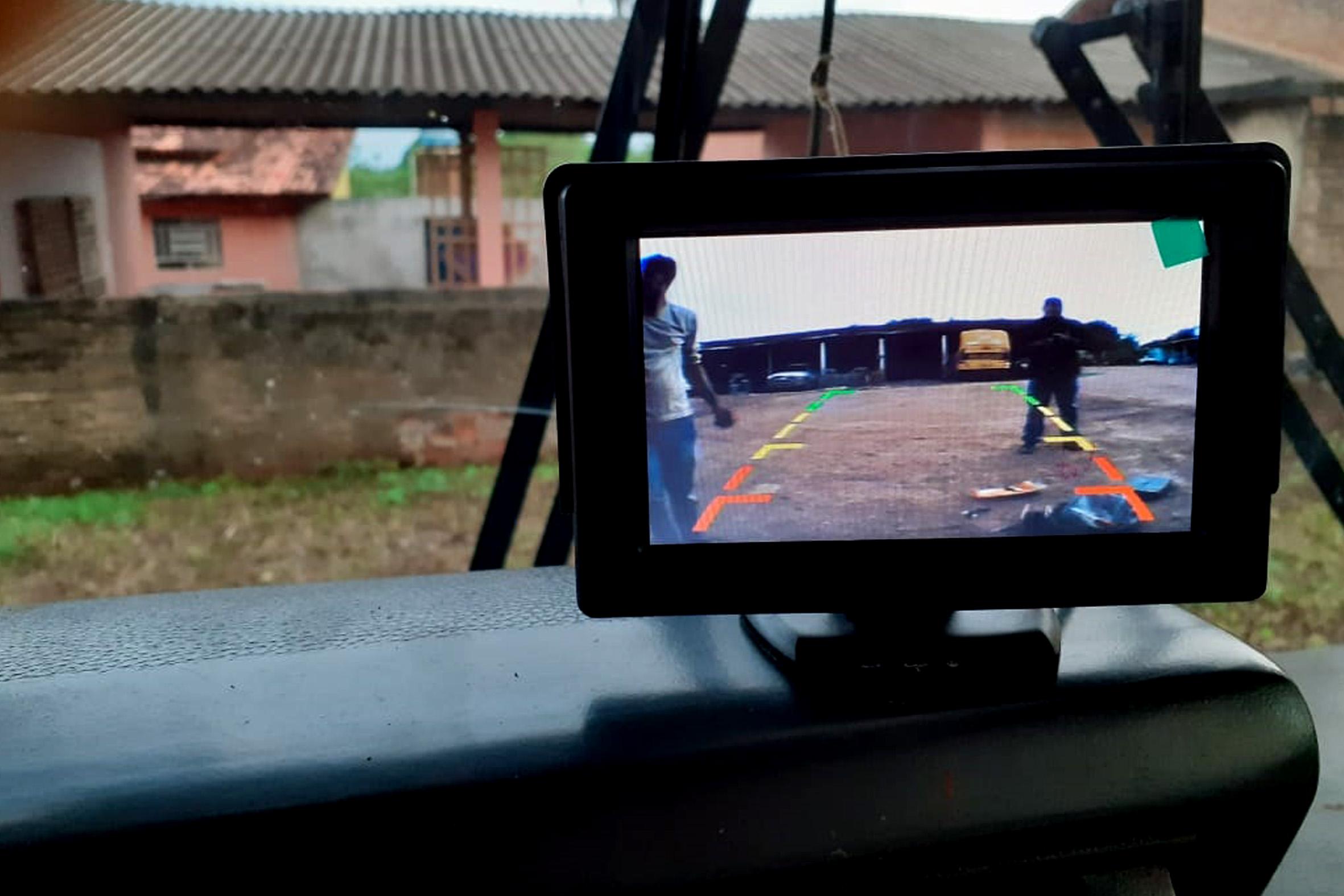 Veículos do transporte escolar de Guaraí recebem novas câmeras de monitoramento