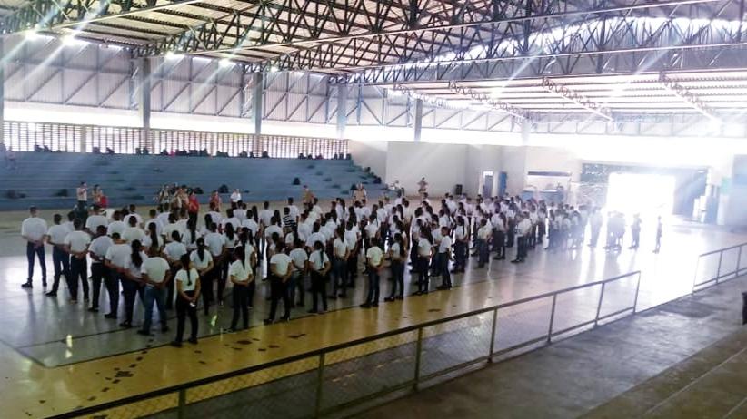 Alunos do Colégio da Polícia Militar participam de atividades da “semana zero” em Guaraí