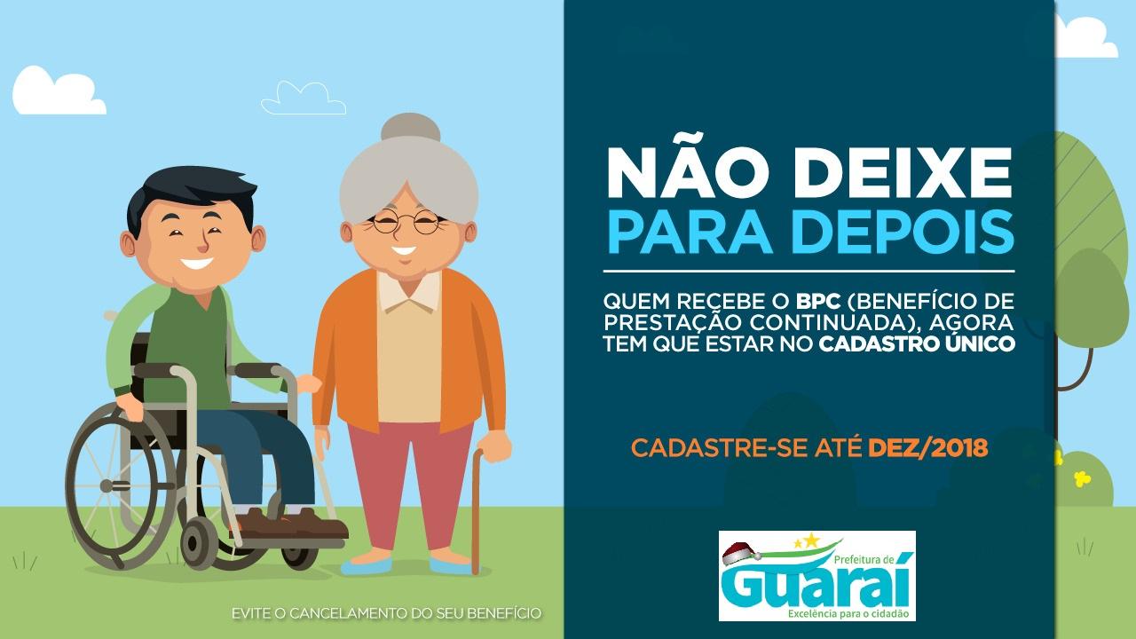 Cadastro Único realiza força tarefa para inclusão de beneficiários do BPC/LOAS em Guaraí