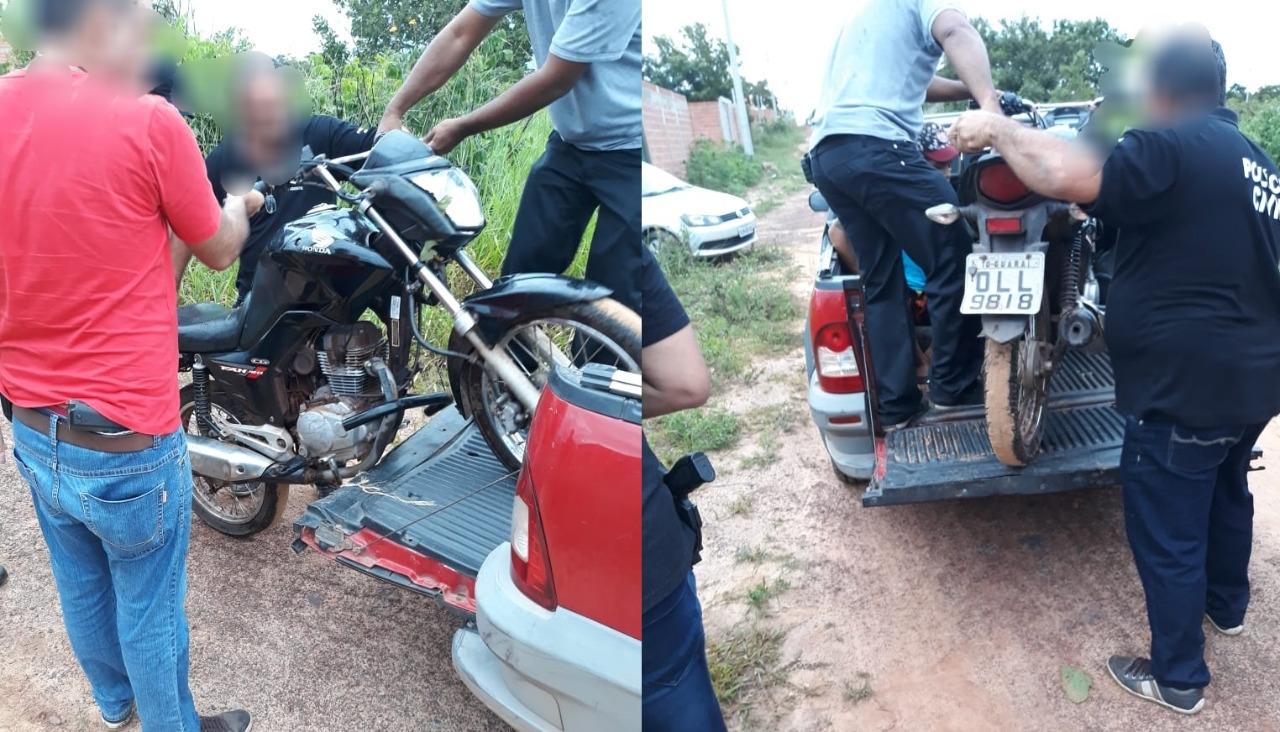 Moto de vigilante é recuperada em Guaraí e Polícia Civil prende suspeito envolvido no furto