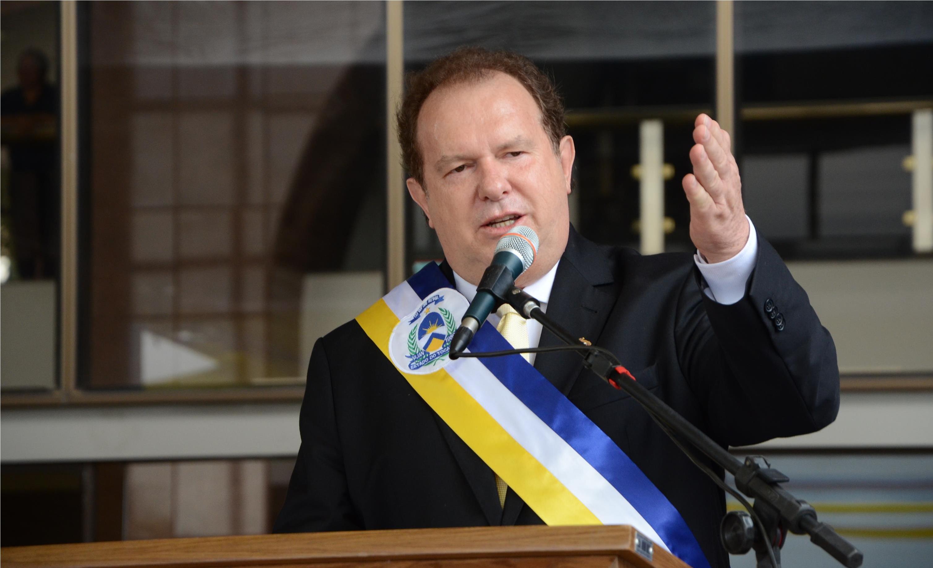 Mauro Carlesse toma posse para o seu segundo mandato como governador do Tocantins