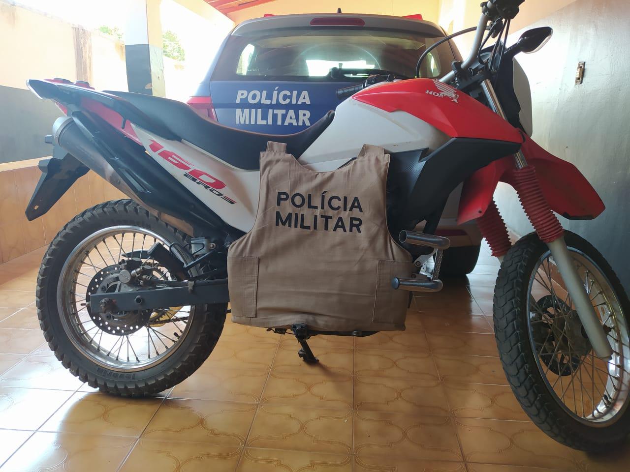 Bros roubada em Guaraí é recuperada pela PM/TO; veículo foi encontrado em Miranorte