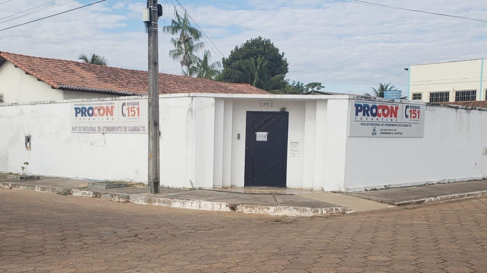Procon suspende atendimento após servidores apresentarem sintomas de Covid-19 em Guaraí