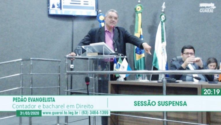 “Pedão” vai a Câmara explicar projeto popular que pede redução da tarifa de esgoto em Guaraí