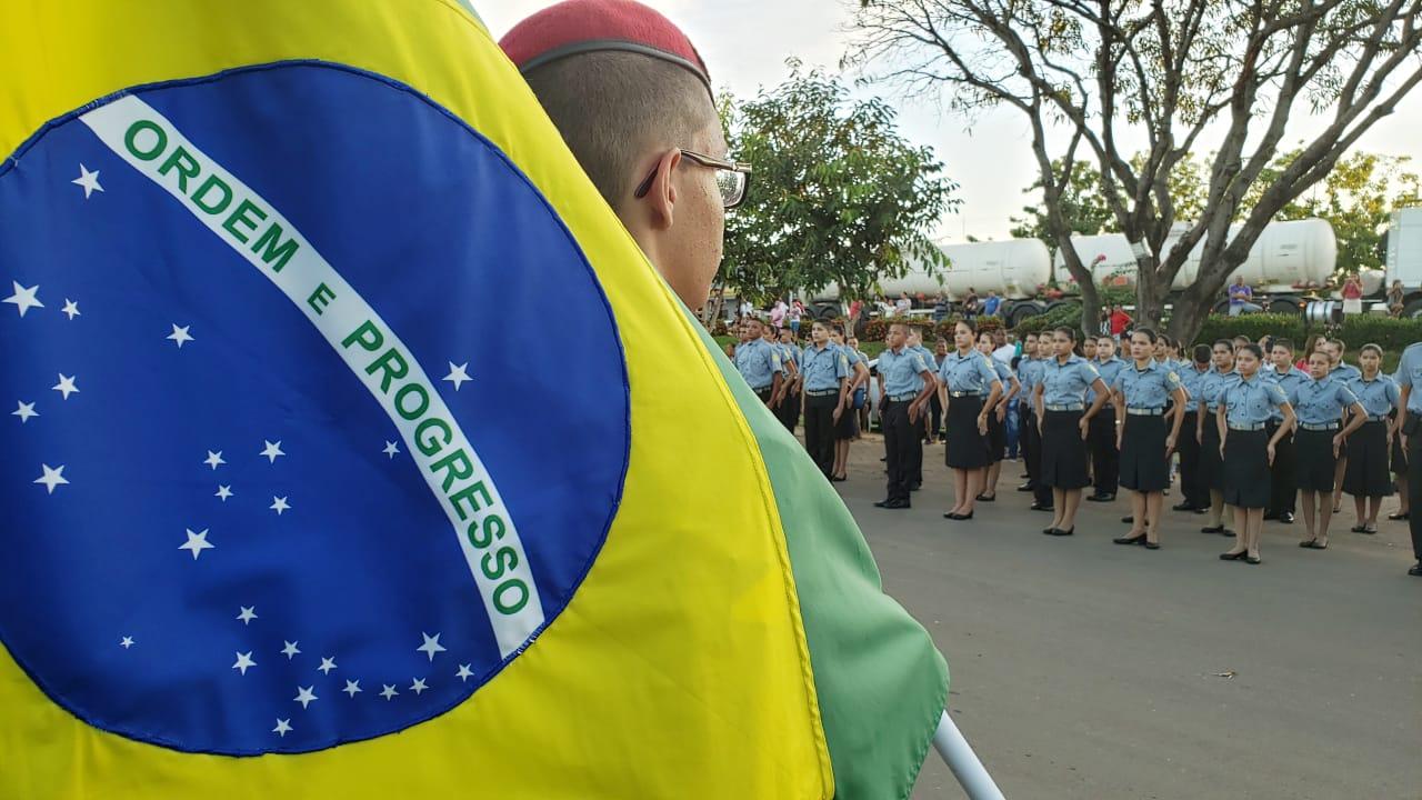 Colégio da Polícia Militar promove a sua primeira solenidade de incorporação em Guaraí