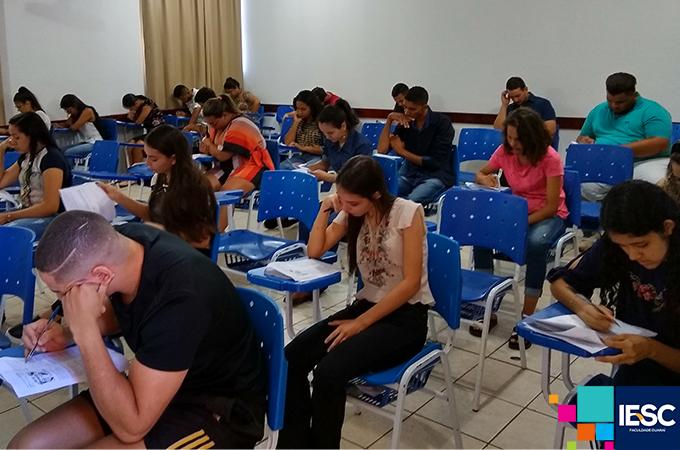 Candidatos realizam provas do vestibular 2019/2 da Faculdade Guaraí; resultado sai até 27/06