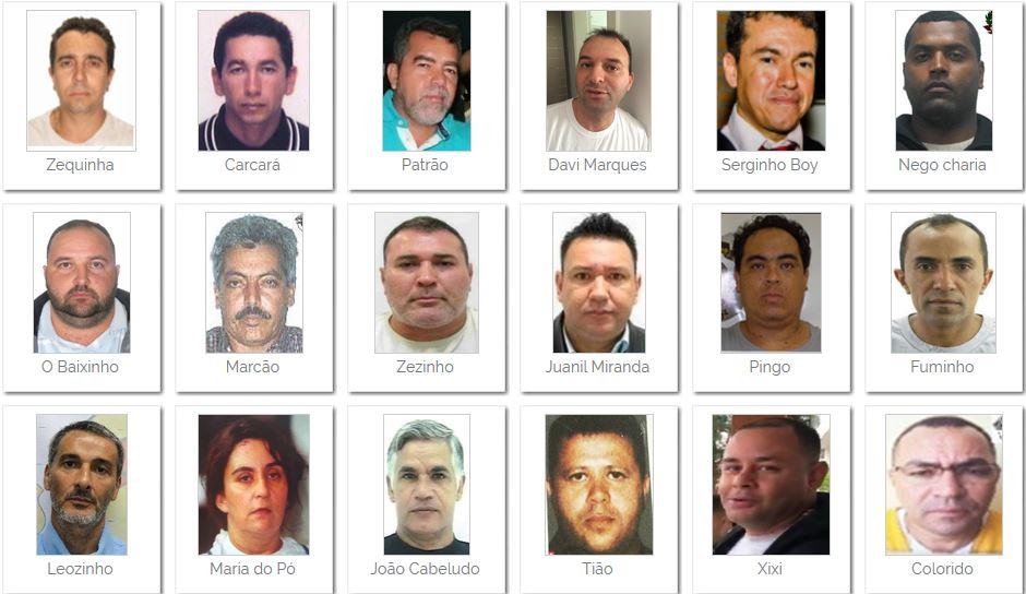 Ministério da Justiça divulga lista com dados dos 26 criminosos mais procurados do país