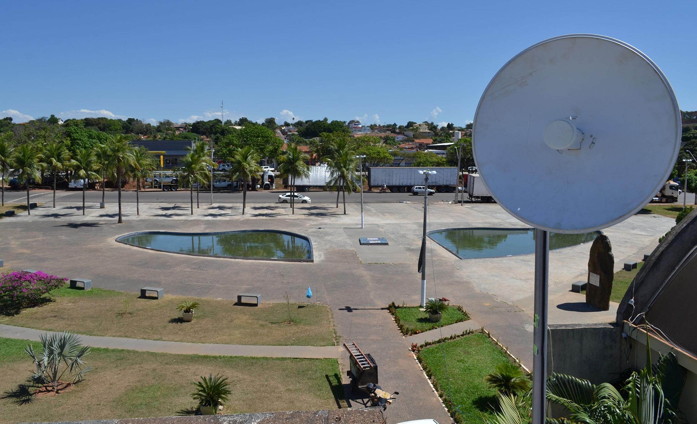 Inaugurada em abril, praça da Prefeitura de Guaraí agora também oferecerá Wi-Fi para visitantes